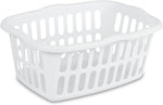 Sterilite Rectangular Laundry Basket, Plastic Clothes Hamper, 24-Pack