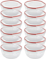 Sterilite Ultra-Seal Bowl, Large Airtight Food Storage, 4.7 Qt, 12-Pack