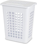 Sterilite LiftTop Laundry Hamper with Lid for Home and Bathroom, 8-Pack