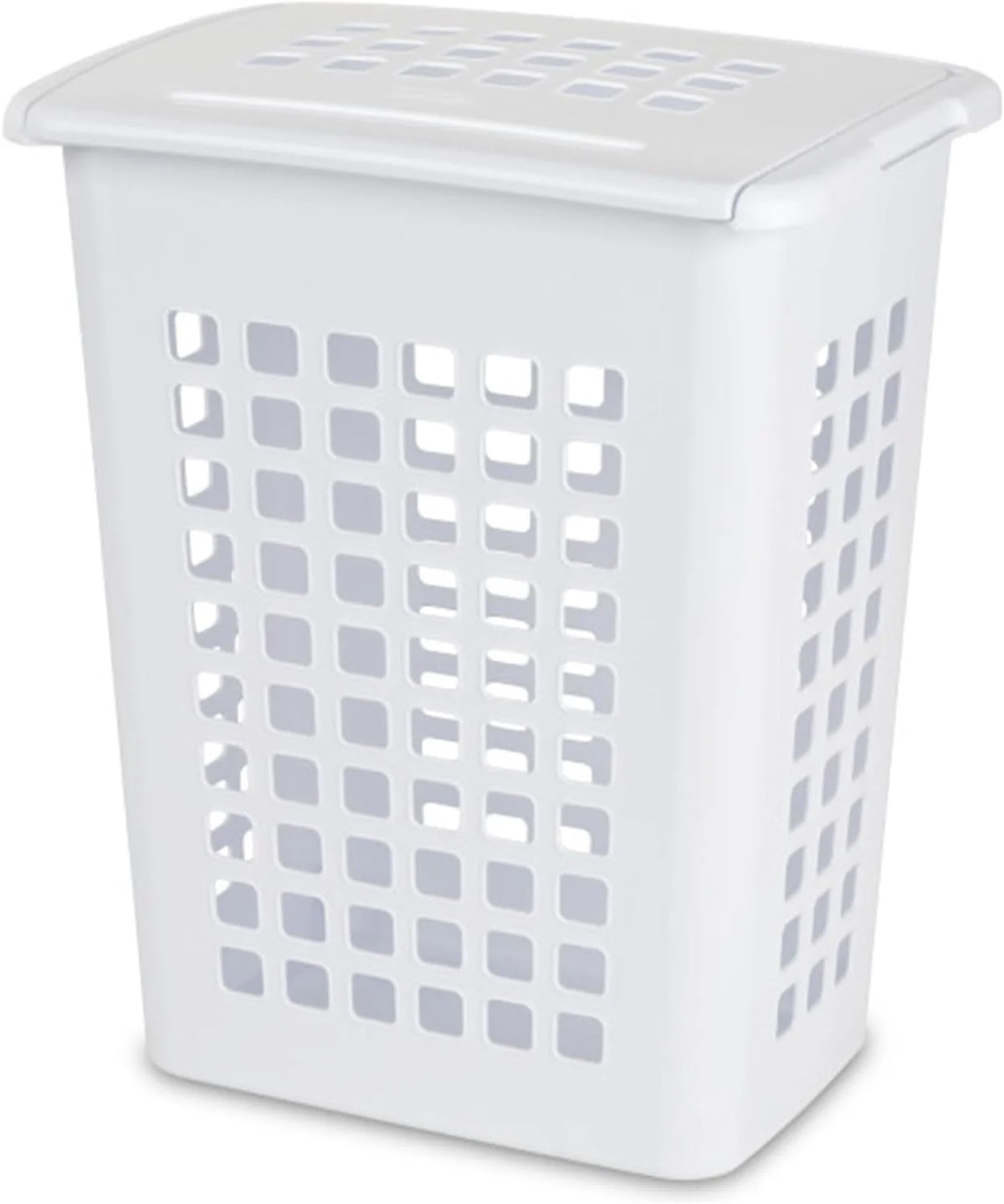 Sterilite LiftTop Laundry Hamper with Lid for Home and Bathroom, 8-Pack