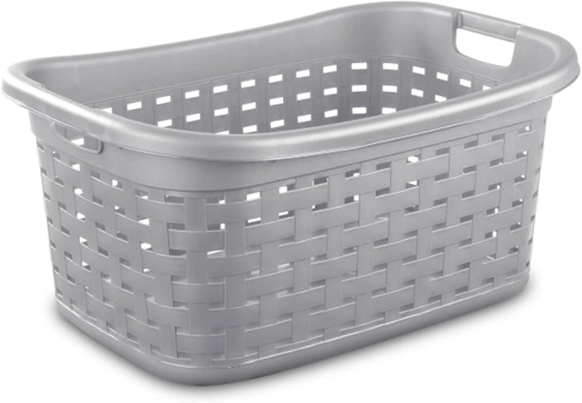 Sterilite Short Weave Basket Bin for Clothing and Laundry Storage, 18-Pack